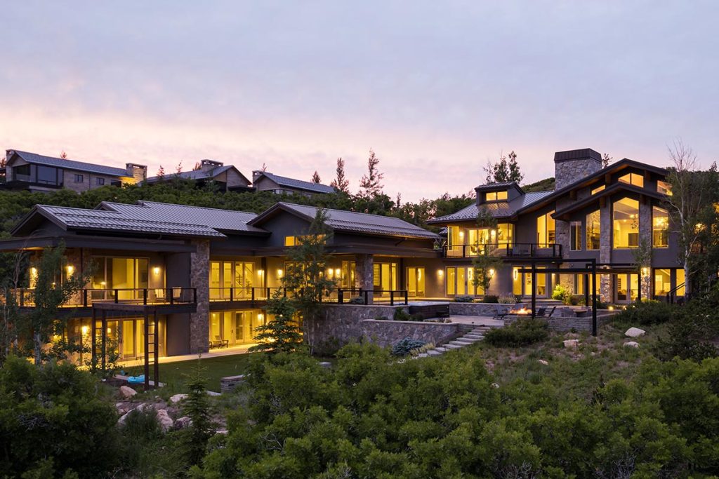 luxury mountain home for a blog about custom home features