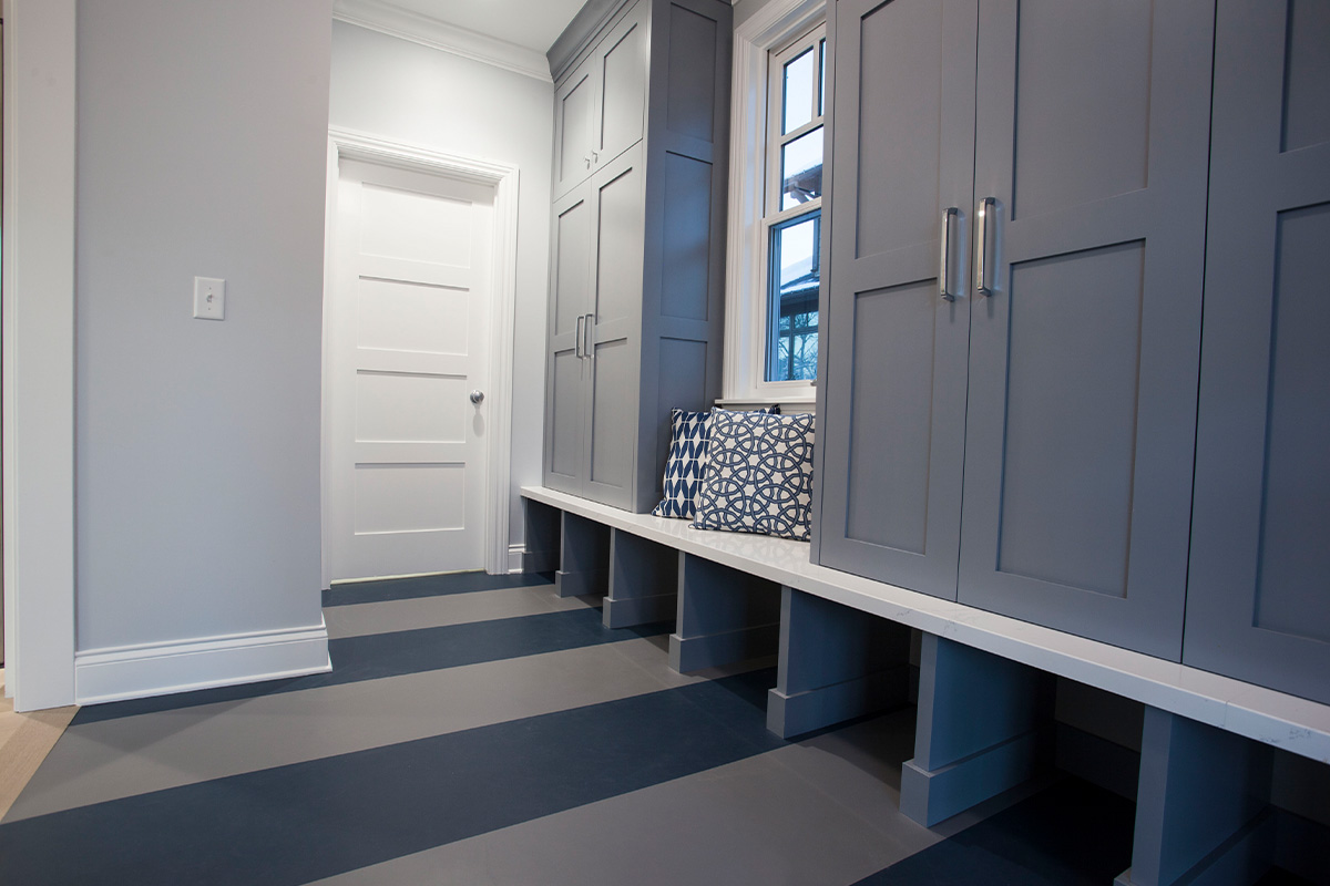 custom mudroom designs by sherman homes